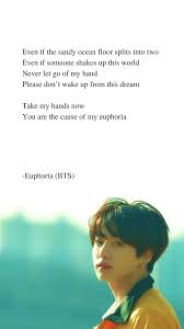 Bts ~ euphoria bts quotes, bts lyrics quotes, bts lyric. Pin By San On Bts Bts Wallpaper Lyrics Bts Lyrics Quotes Bts Lyric