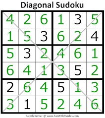 This sums up all the sudoku puzzles i have at the moment. Diagonal Sudoku Puzzles Mini Sudoku Series 107 108
