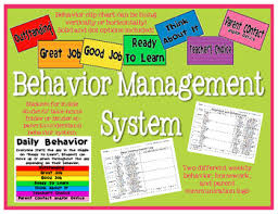 Behavior Management Clip Chart System Behavior Management