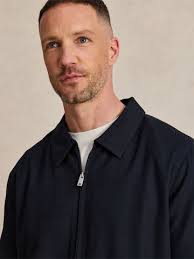 DAN FOX APPAREL Between-Season Jacket 'Cedric' in Navy