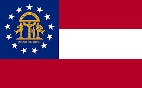 Commonwealth flag consisting of five horizontal stripes of red and white and, at the hoist, a blue triangle bearing a white star. Georgia State Flag Description Meaning Download