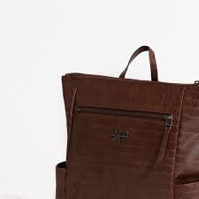 Chocolate Croc Mini Minimal Pack Compact Diaper Bag Mini Crocs