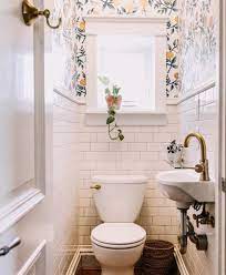 Pattern Stories Powder Room Small Bathroom Design Small Modern Master Bathroom