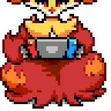 Large Stick Fox Some Pixel Art Of A Delphox Playing A Nintendo Discover and download free nintendo switch png images on pngitem. some pixel art of a delphox playing a
