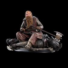 Der herr der ringe (änglische originautitu: Gimli The Dwarf On Uruk Hai 43 Statue Herr Der Ringe 11 Cm Sci Fi Corner