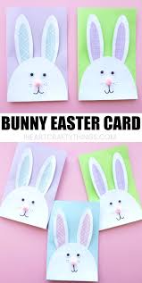 Cute easter cards to make this holiday special. Cutest Bunny Diy Easter Card Diy Easter Cards Easter Cards Bunny Diy