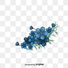 Flores Vetores Florais Design Grafico Flor Flores Azuis