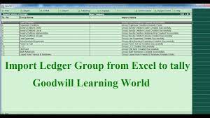 Tally Tdl For Import Ledger Group From Excel To Tally Tally Add On F Invoice Format In Excel Free Download Free