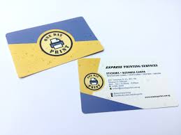 Business cards, postcards, posters, menus & more. Onedayprint Synthetic Name Cards Waterproof