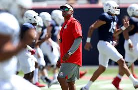Which pair of sec coaches might not be on the hot seat now but could be in the event of a poor showing next month? College Football Coaches On Hot Seat Arizona Wildcats Kevin Sumlin