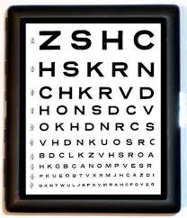 vintage eye chart dorm decor eye chart eye sight