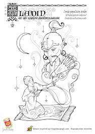 coloriage d aladin et le genie de la lampe page 2 sur 13 hugolescargot com livre couleur merveilleuse alimentaire chibi