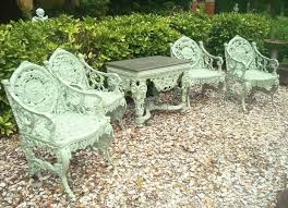 Set Of Four Seasons Garden Furniture Cast Iron Modern Design 8 Modern 1 In 2020 Wrought Iron Garden Furniture Cast Iron Garden Furniture Garden Furniture Chairs