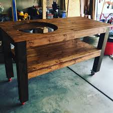 Big green egg table green eggs outdoor table plans grill stand grill table grill cart kitchen on a budget kitchen ideas kitchen cart. Big Green Egg Table Dogwood Nation
