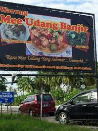 Tempat makan di kuala lumpur. Warung Mee Udang Banjir Kuala Selangor Saji My