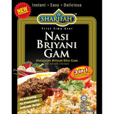 The briyani set includes rice, vegetable curry, acar timun, acar campur or mix cucumber and pineapples with pappadom or crackers. Sharifah Briyani Gam Ready To Cook 500gm Shopee Malaysia