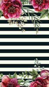 Black And White Stripes With Flowers Background Pin Van Asavany Op براء Wallpaper Achtergronden Achtergronden Achtergrond