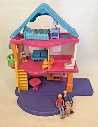 Fisher Price Loving Family My First Dollhouse With Furniture Dolls Fisherprice Doll House Toy Chest Toys