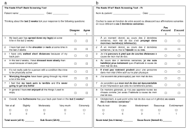 Image result for Start Back Screening Tool