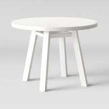 Get the best deals on rustic dining tables. Ermine Round White Wood Dining Table