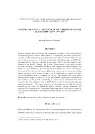 Analisis dilakukan dalam efek jangka pendek menggunakan teknik analisis ordinary least 2