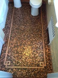 Luxury Copper Penny Floor Ceramic Tile 92 Best Image On Pinterest Cooking Ware And Cent Sensibility How To In Penny Tile Floors Penny Floor Designs Penny Floor
