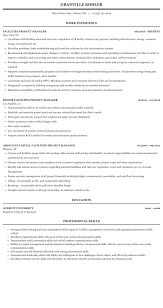 Whether you're an entry level project manager or you're a senior pm, you need to make sure your resume showcases your ability to plan, manage budgets. Facilities Project Manager Resume Sample Mintresume
