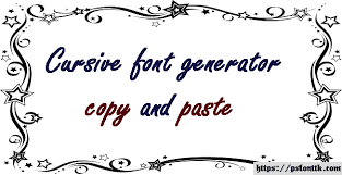 If one looks at the history of this font, one finds out that it was perhaps the romans who made this font widely available to the masses. Cursive Font Generator Copy And Paste Psfont Tk