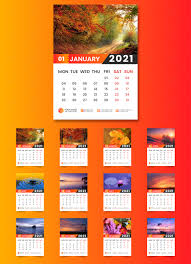 Colorful 2021 Wall Calendar Design With Landscape Template Image Picture Free Download 450048844 Lovepik Com Here are all the free february 2021 calendar designs that you can easily download and print out from this post. lovepik