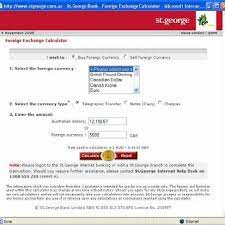 When you logon to st.george bank internet banking, you agree to our internet banking terms and conditions. Screen Capture Of The St George Bank S Online Foreign Exchange Download Scientific Diagram