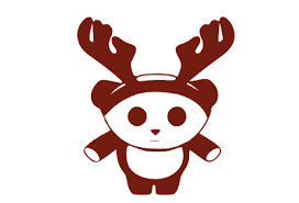 Download Christmas Panda With Horn Svg Picture