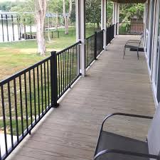 Aluminum railing installation for your outdoor deck, porch and more. 42 Stanford Aluminum Railing Railing Weatherables