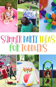 Summer Party Games For Toddlers Birthday Party Games For Kids Outdoors Birthday Party Toddler Party Games