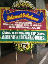 Memberikan ucapan selamat dalam bahasa inggris seperti 'you're going to be a success and happy graduation!' berarti 'kamu akan menjadi sukses dan selamat wisuda'. Ucapan Selamat Atas Keberhasilan Mencapai Gelar Doktor Portal Web Ubd Universitas Bina Darma Palembang Indonesia