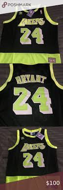 Check out our kobe 24 jersey selection for the very best in unique or custom, handmade pieces from our sports & fitness shops. Kobe Bryant 24 Lakers Neon Green Black Jersey Kobe Bryant Kobe Bryant 24 Kobe