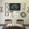The dining table may be the centerpiece of the room but everything else around it is just as important so think of what other furniture pieces you'd want to put in this room. 3