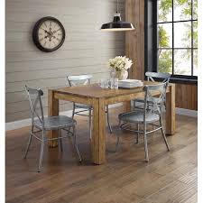 Better Homes Gardens Bryant Dining Table Rustic Walmart Com Rustic Solid Wood Dining Table Farmhouse Kitchen Table Sets Farmhouse Kitchen Tables