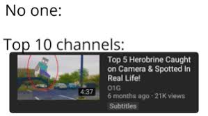 Watch & download 5 herobrine caught on camera mp4 and mp3 now. No One Top 10 Channels Top 5 Herobrine Caught On Camera Spotted In Real Life 437 01g 6 Months Ago 21k Views Subtitles Justwhy Life Meme On Me Me