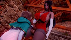 Futa Konosuba - She drills Aqua relentlessly in cartoon porn