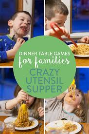 Play with your food! yes, it's true. Dinner Table Games For Families Crazy Utensil Supper The Inspired Home