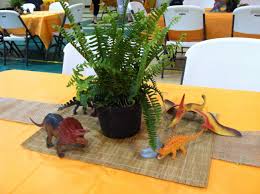 Pin By Megan Dew On 5th Birthday Dinosaur Party Dinosaur Party Centerpiece Dinosaur Birthday Birthday Party Centerpieces