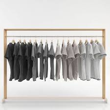 Clothing Rack 3d Model Clothing Rack Shop Kids Clothes Kids Clothing Rack