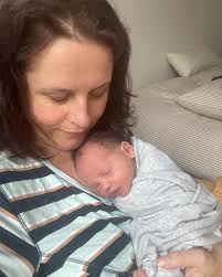 Little Gwen, three weeks old already. Best three weeks of my life 😍.  Sometimes goes psycho but who doesn't? @lloydlangford1 being an amazing  Dad/cook/cleaner.