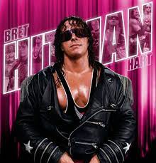Bret Hitman Hart Red Leather Jacket Leather Jacket Pro Wrestling