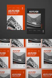 A5 Flyer Mockup Set In 2020 Flyer Mockup Flyer Mockup