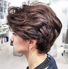 Tousled Brown Pixie Hairstyle Pixie Haircut For Thick Hair Short Hairstyles For Thick Hair Thick Wavy Hair
