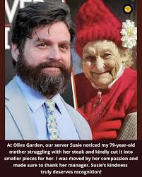 Zach Galifianakis Paid Old Homeless Woman's Rent for Decades & Spent Time  with Her as She Lost Her Family When Zach Galifianakis met Marie "Mimi"  Haist, she was volunteering in a laundromat,