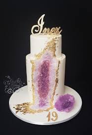 Geode Awe Cake By Goshcakes Geode Double Barrel Cake Barrel Cake Double Barrel Cake Cake