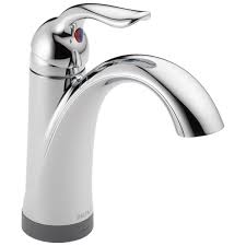 Delta faucet lahara two handle roman tub faucet trim only. Single Handle Bathroom Faucet With Touch2o Xt Technology 538t Dst Delta Faucet