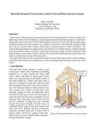 We did not find results for: Allowable Strength Of Various Shear Walls For Post And Beam